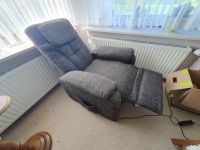 TV-Sessel mit Aufstehfunktion "Emma" in Strukturstoff braun/grau Schleswig-Holstein - Freienwill (bei Flensburg) Vorschau
