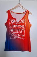 Ombré Tank Top mit "Tennessee Whiskey" Print – Größe L Dresden - Gorbitz-Nord/Neu-Omsewitz Vorschau