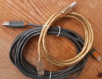 USB 2.0 - Drucker-Kabel – 1 x 1,8 m und 1 x 4,8 m (grau, Belkin) Niedersachsen - Ostrhauderfehn Vorschau