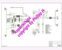 Schaltplan farbig MS50 Sperber und MSA50 Spatz Simson Baden-Württemberg - Karlsruhe Vorschau