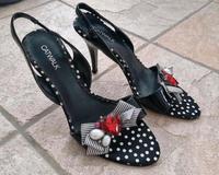 Schuhe Sandalen Highheels schwarz mit Schleife Größe 36 Bayern - Ingolstadt Vorschau