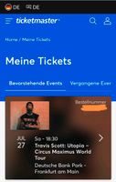 1x Stehplatz Innenraum *Travis Scott* Ticket Frankfurt 27.07.24 Baden-Württemberg - Mannheim Vorschau