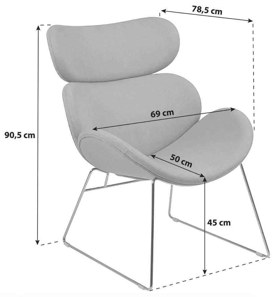 Sessel / Stuhl Lederlook Cognac in Frankenthal (Pfalz)