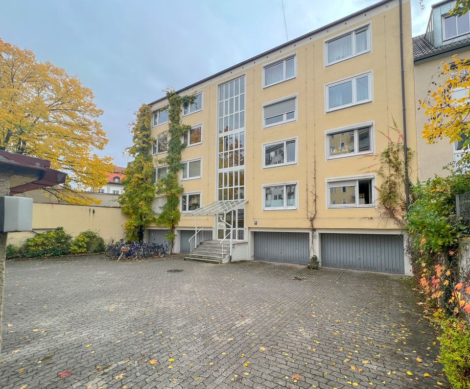 freies, sofort verfügbares 1 Zimmer-Appartement im Rückgebäude in der unteren Au in München