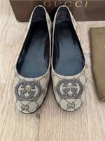 GUCCI Ballerinas aus Canvas und Leder - Gr. 37,5 Schleswig-Holstein - Güster Vorschau