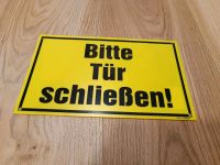 Schild Tür bitte schließen Türschild Treppenhaus Mietwohnung Bayern - Bamberg Vorschau