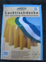 Tischdecke, Gartendecke, Lack, hellblau, rund 160cm,Flanellrücken Nordrhein-Westfalen - Schlangen Vorschau