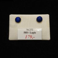 Ohrstecker mit Lapislazuli aus 585er Gold 3,15gr. (Nr. 272) Hannover - Mitte Vorschau