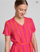 Vila Knielanges Kleid aus Viskose mit Bindegürtel in orange pink Bayern - Pottenstein Vorschau