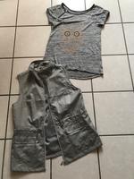 1 Shirt u eine Weste gefüttert in Grautönen, Gr. 38, neuwertig Bayern - Naila Vorschau