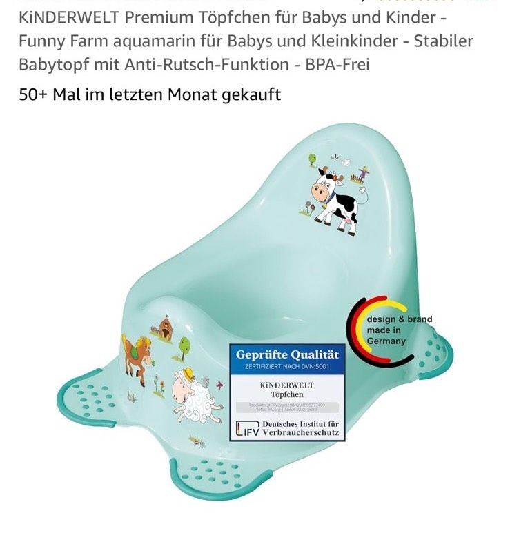 Kinderwelt Premium Töpfchen Babys Kinder NEU&UNBENUTZT in München