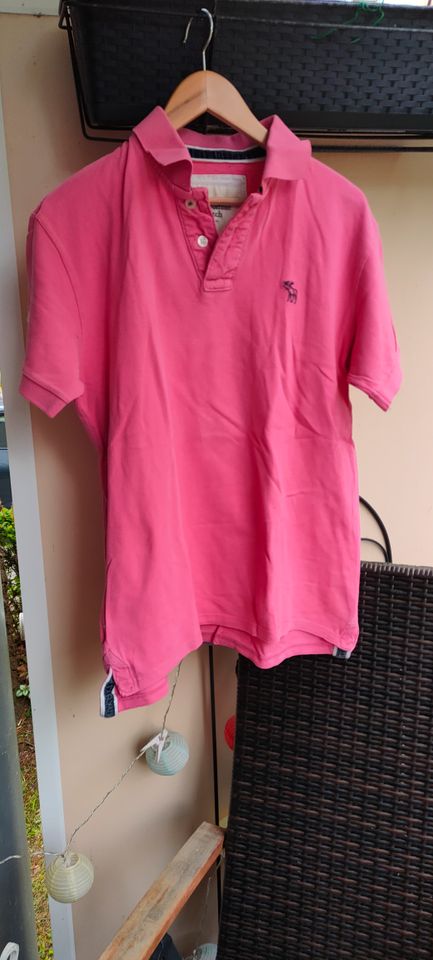 ★ ABERCROMBIE & FITCH A&F 1982 Poloshirt L pink ★ in Witten