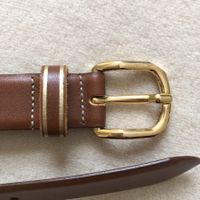 Lloyd butterweicher Ledergürtel 95 cm gold hellbraun camel london Brandenburg - Dallgow Vorschau