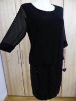 Cocktailkleid, festlich, tiefer Rücken, Pailetten, schwarz Gr 40 Niedersachsen - Goslar Vorschau