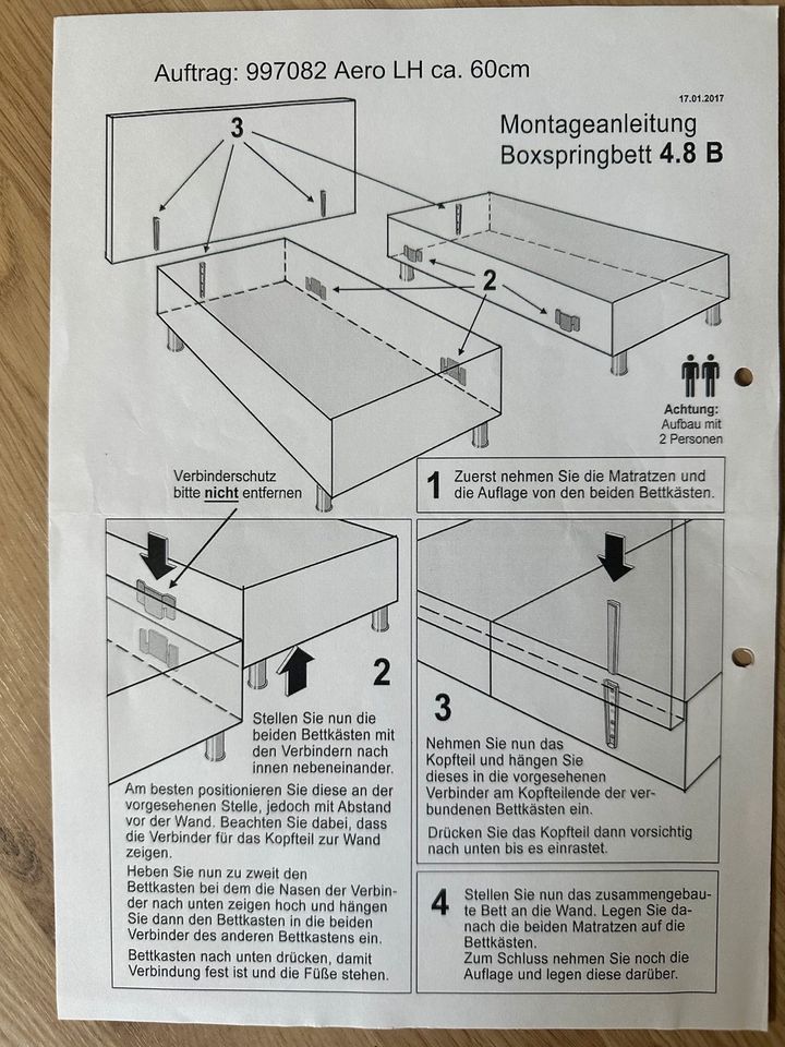 Bett / Boxspringbett in München