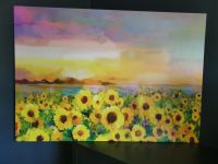 Sonnenblumen auf Leinwand 100 x 70 cm Bayern - Plattling Vorschau