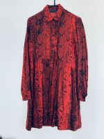 Blusenkleid Animalprint schwarz rot Stradivarius S Bayern - Kaufbeuren Vorschau