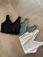 Crop Tops schwarz, weiß und grau Hessen - Breuberg Vorschau