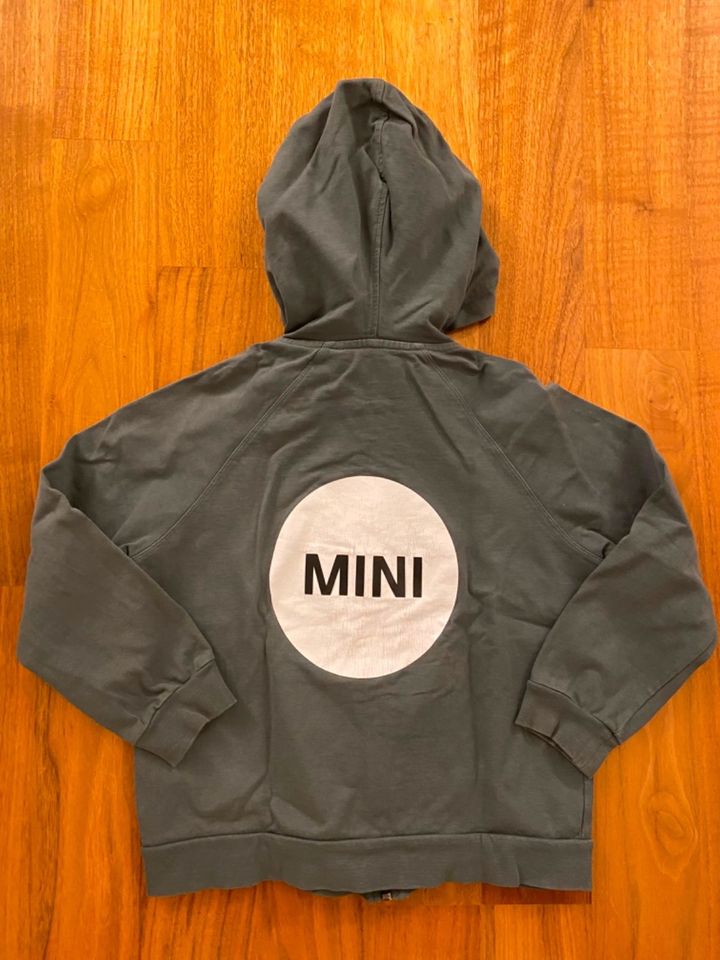 BMW MINI: toller Hoodie Kapuzenjacke Jacke Aufdruck Khaki Gr. 140 in Herzogenaurach