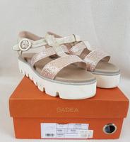 Gadea Plateau Leder Sandalen Sandaletten nude / rosa Gr. 39 Bayern - Weißenhorn Vorschau
