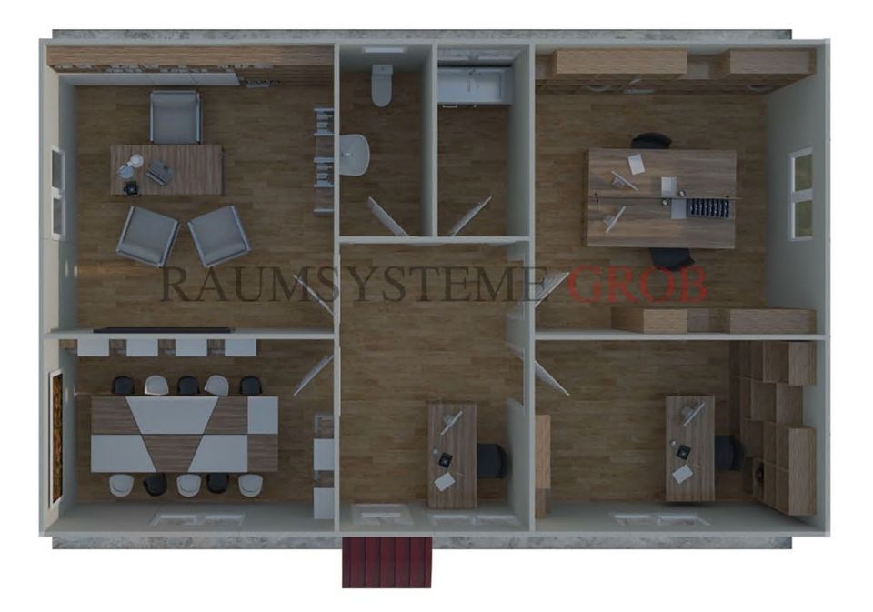 CONTAINERANLAGE - Für Großbaustellen Großprojekte Notunterkunft & mehr! - Temporäre Wohnraumlösung individuell gestalten - Schlüsselfertige Übergabe - Voll ausgebaut - Sicher & Trocken - Garantie in Brunnen