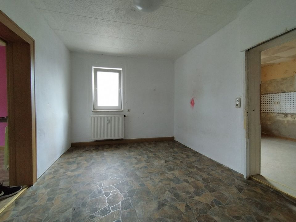 Geräumige 4 Zimmer Wohnung / Mietfrei für Renovierungsarbeiten in Lugau