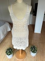 Zara Strickkleid Häckelkleid Strandkleid creme Gr.M Hessen - Borken Vorschau