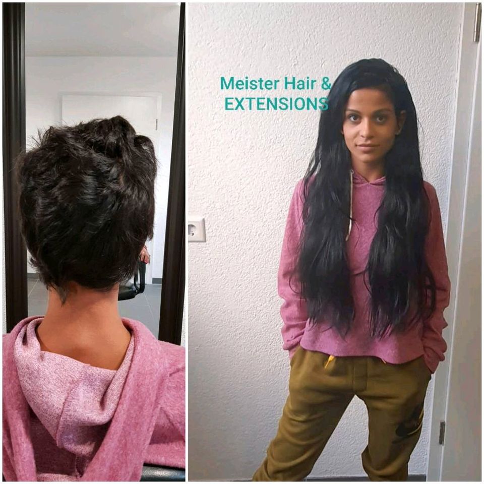 Brasilianische Haarverlängerung Methode/Brazilianknots Extensions in Hockenheim