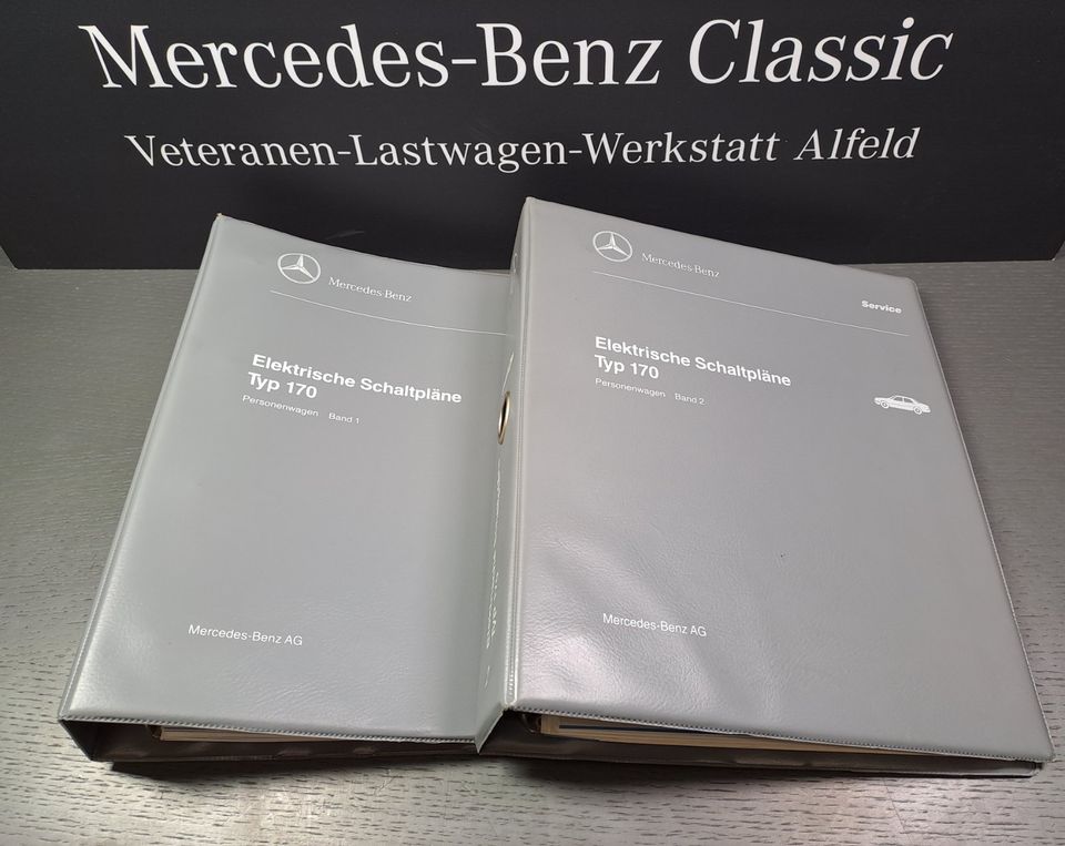 Mercedes-Benz Elektrische Schaltpläne Typ 170 Band 1 und 2 in Alfeld (Leine)