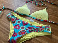 Cocöa Bikini Gr. 36 S bunt gelb Print Neckholder Triangle Bänder Baden-Württemberg - Heidenheim an der Brenz Vorschau