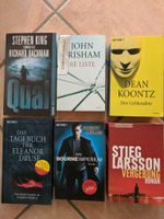 6 Bücher Krimi, Thriller, TB Stephen King, Stieg Larsson Freiburg im Breisgau - March Vorschau