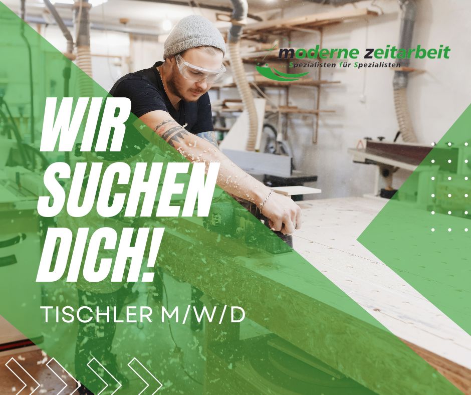 Wir suchen Tischler m/w/d! Bis 20 € / Std. in Oldenburg