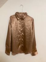 glamouröse Bluse Vintage Hemd glänzender Stoff Thüringen - Leinefelde Vorschau