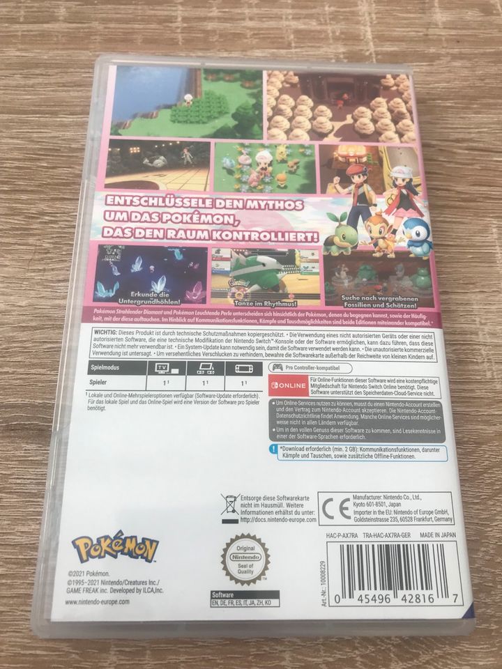 Nintendo Switch Spiel Pokémon leuchtende Perle in Bergen auf Rügen