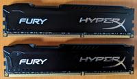 Kingston HyperX Fury HX318C10FBK2/16 DDR3-1866 RAM 16GB 2x8GB Bayern - Adelsdorf Vorschau