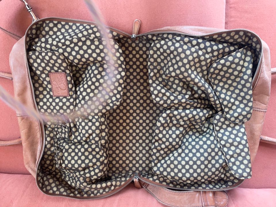 Wickeltasche echt Leder, viele fächer, tasche baby in Eberswalde