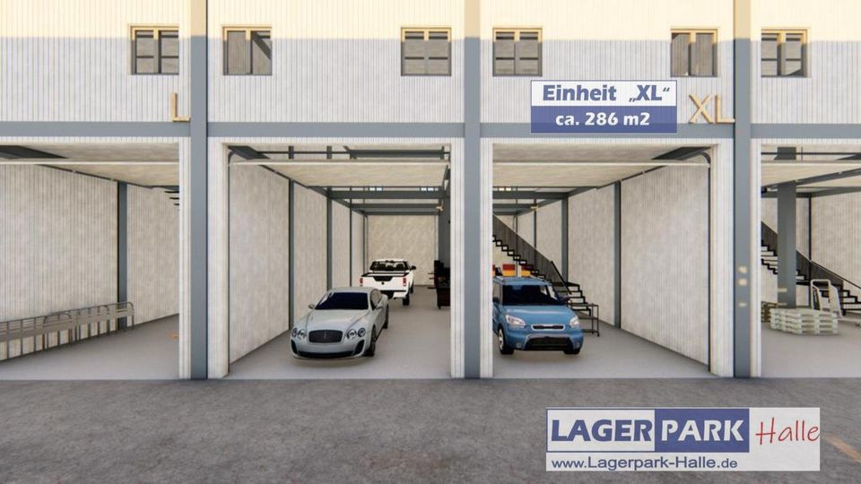 ✅ XXL LAGER - GARAGEN - Lagerhallen - Lagerflächen  zu Vermieten - 7,9m Hoch TYP S in Halle