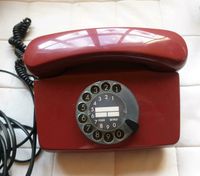 Schnur Telefon, rot, Fe TAp 791-1, Wählscheibe, weinrot Bayern - Eching (Kr Freising) Vorschau