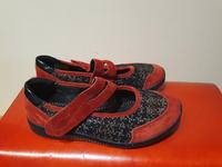Waldläufer 5 38 Damen Klett Ballerina Slipper Nubuk-Leder rot-Mix Nordrhein-Westfalen - Alpen Vorschau