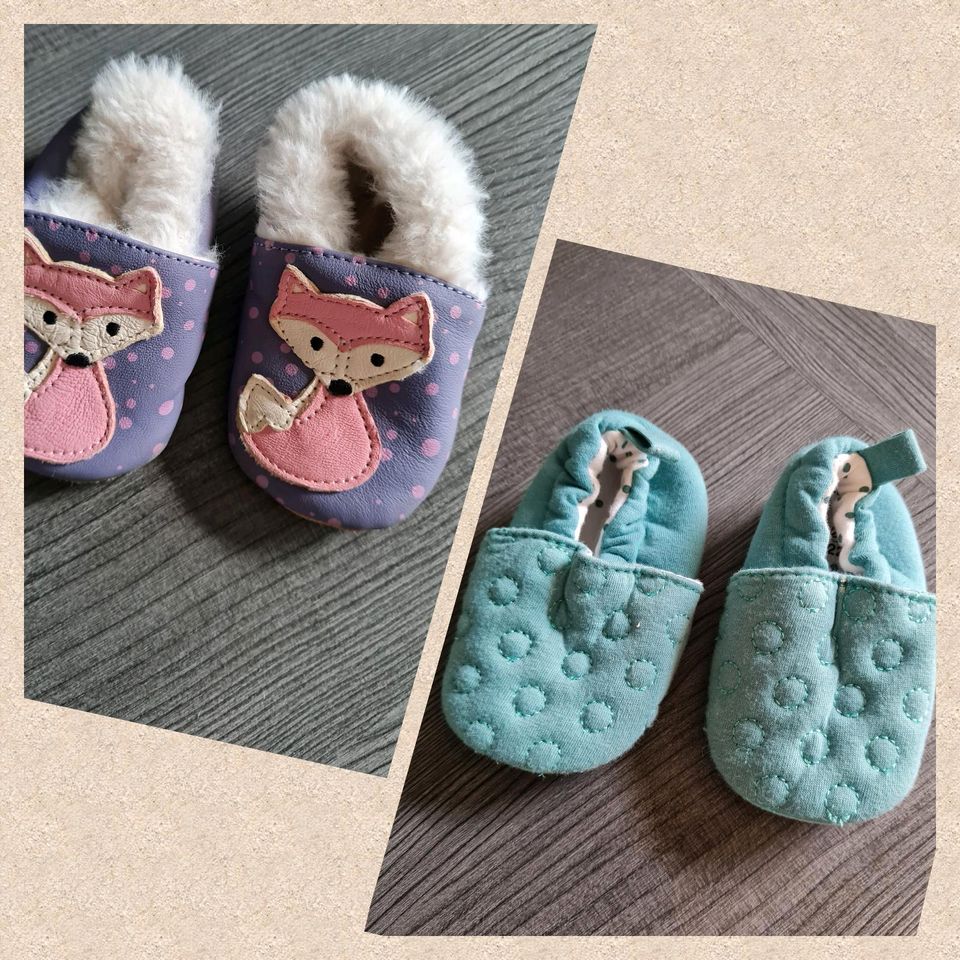 Lederschühchen/ Krabbelschuhe Baby Gr. 17 und 20 in Leipzig