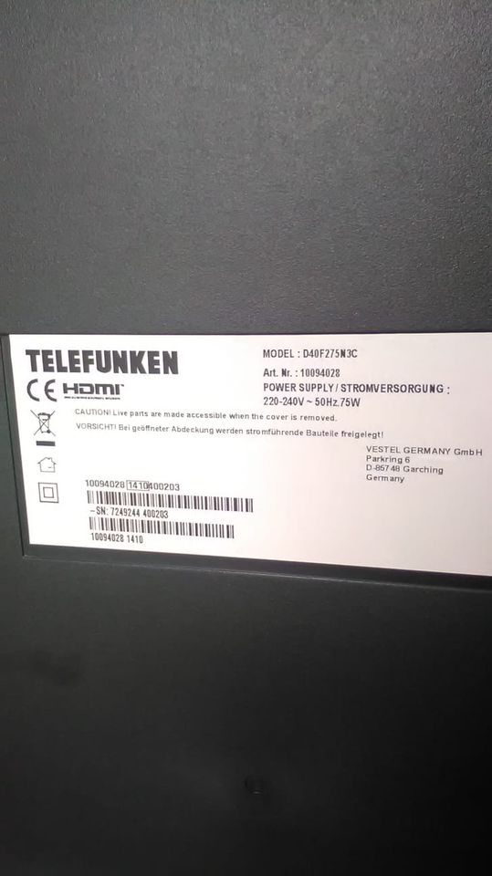 Fernseher Telefunken in Metten