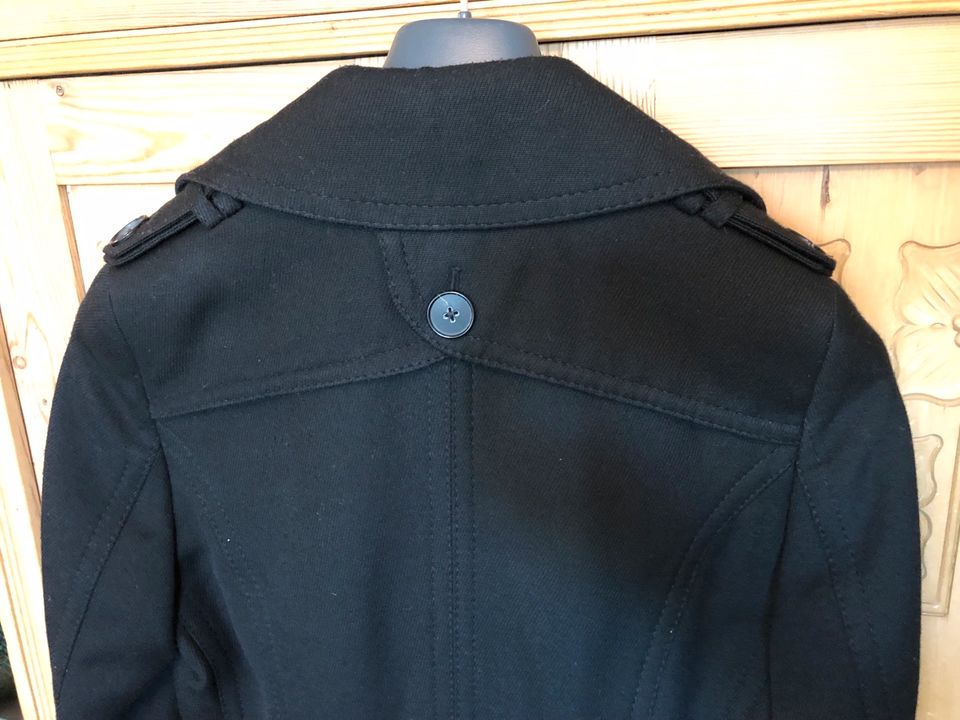 36 Drykorn klassischer Trenchcoat Mantel schwarz in München