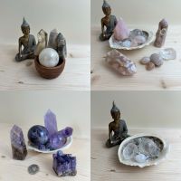 Kristalle Mineralien Mondstein Bergkristall Amethyst Rosenquarz Hessen - Neuberg Vorschau