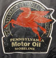 Replay Vintage Bikerjacke Motor Oil Leder/ Nylon Print Patches L Saarland - St. Ingbert Vorschau