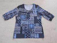 JR / Shirt, C&A Canda, Damen, blau gemustert, Gr-M Bayern - Stamsried Vorschau