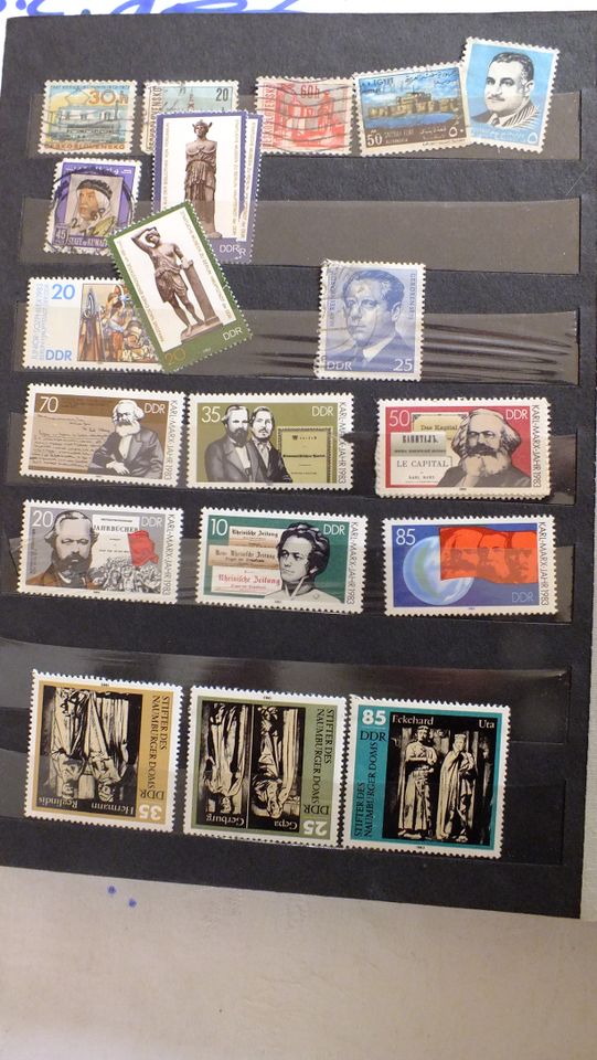 DDR / BRD Briefmarken Sammlung Teil 3 in Samtens