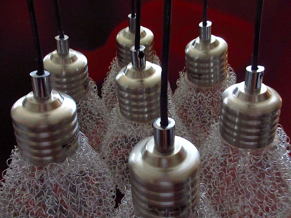 Deckenlampe Hängeleuchte Lampe Leuchte - Glas / Metall - stylisc in Kiel
