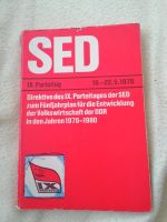 SED IX Parteitag - 18. bis 22. Mai  1976 Brandenburg - Fürstenwalde (Spree) Vorschau