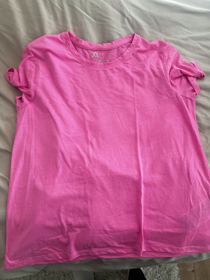 Damen Fishbone Tshirt XL Pink in Bad Endbach