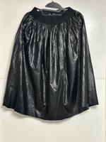 Glanzleder Plisseerock Falten Plissee Rock Midi Zara XS schwarz Hessen - Mörfelden-Walldorf Vorschau